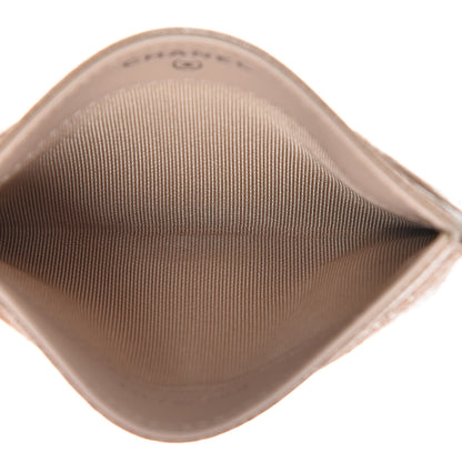 Chanel Iridescent Caviar Quilted Card Holder Beige 5 of 13