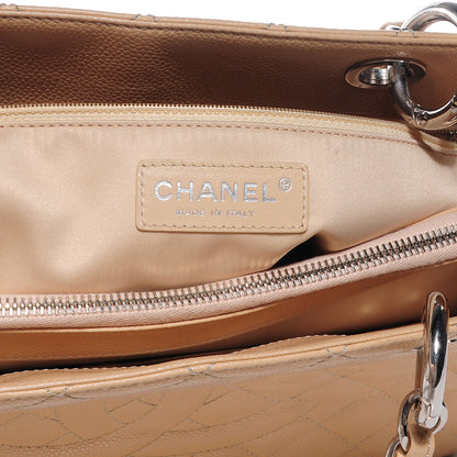 Chanel Caviar Quilted Grand Shopping Tote GST Beige Clair 5 of 7