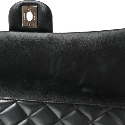 Chanel Lambskin Quilted Flap Clutch Black 9 of 9