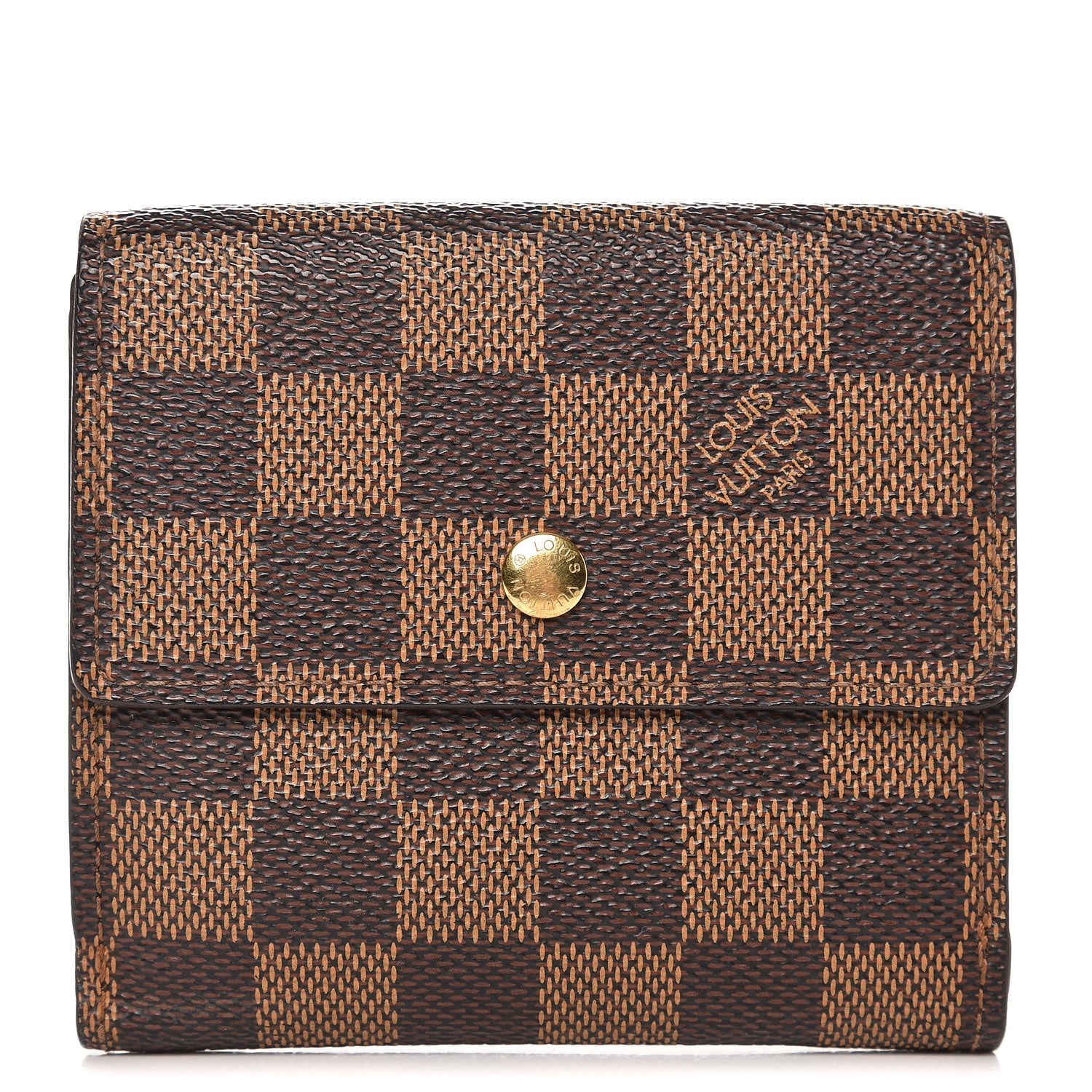Louis Vuitton Damier Ebene Elise Wallet 1 of 6