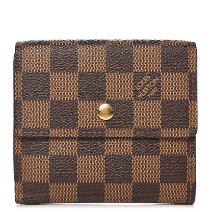 Louis Vuitton Damier Ebene Elise Wallet 1 of 6
