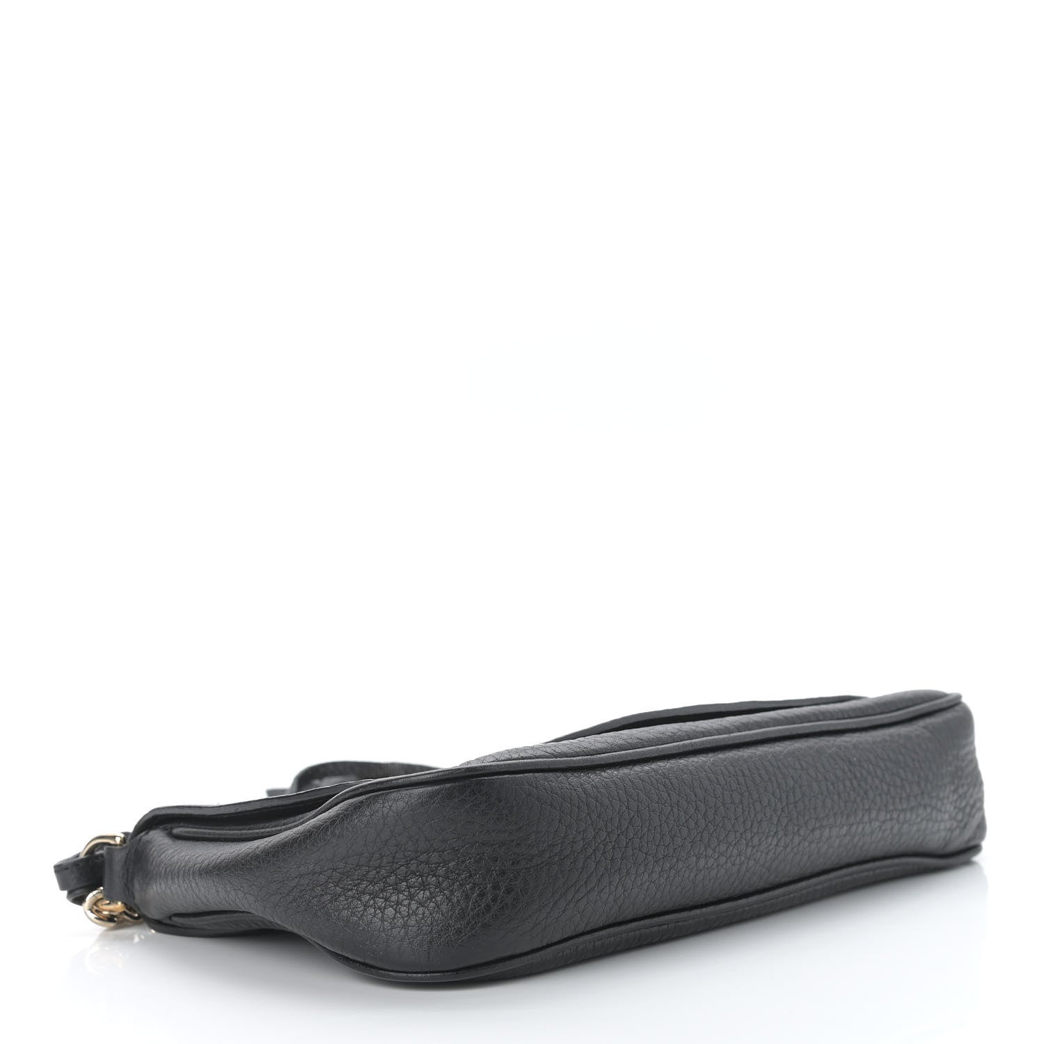 Gucci Pebbled Calfskin Medium Soho Flap Crossbody Black 4 of 11
