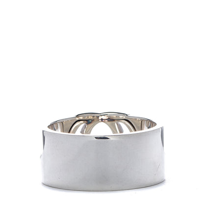 Gucci Sterling Silver 10mm Interlocking G Band Ring 60 9 4 of 7