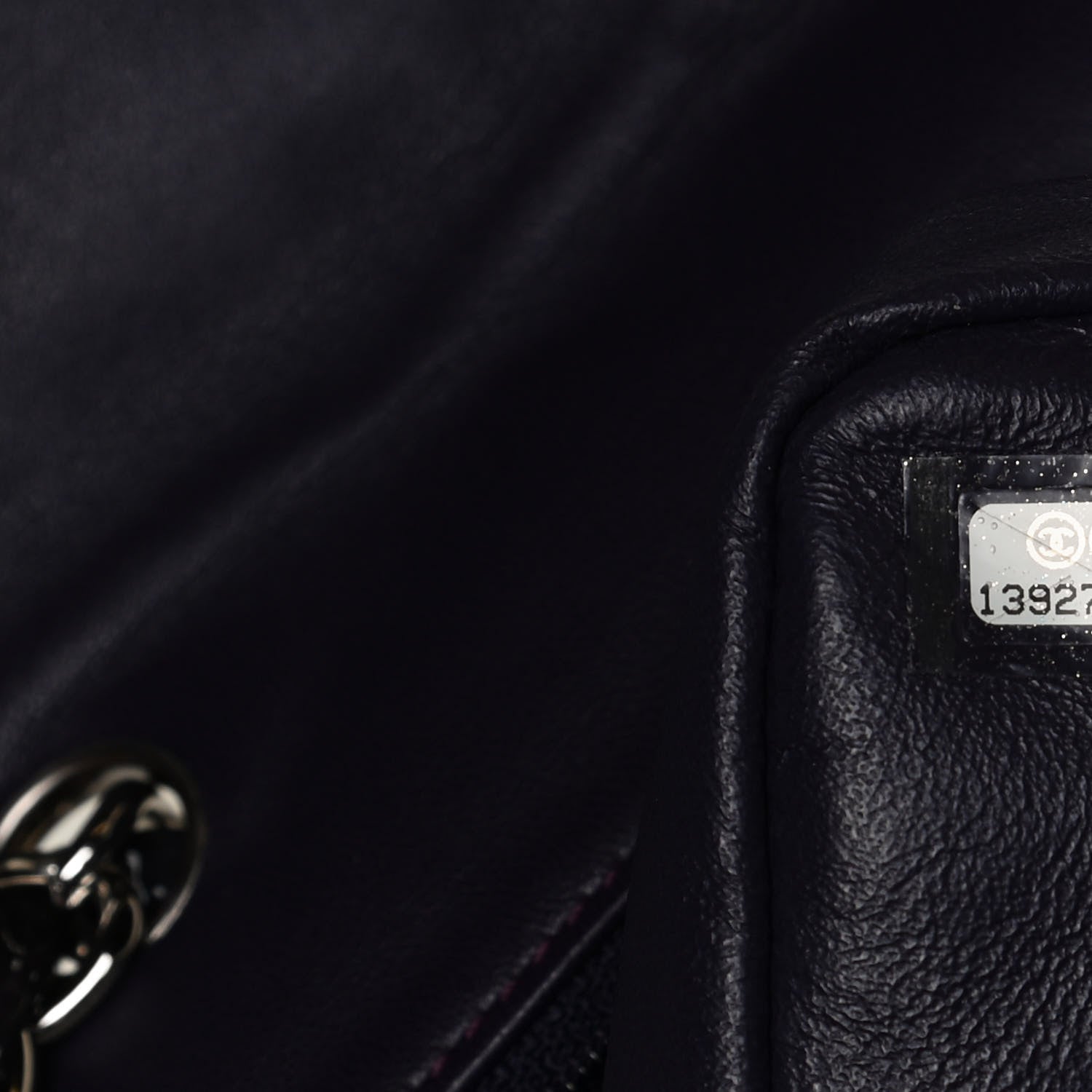 Chanel Patent Quilted Jumbo Single Flap Dark Purple 6 of 9