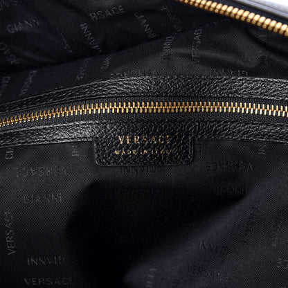 Versace Calfskin Palazzo Holdall Bag Black 8 of 13