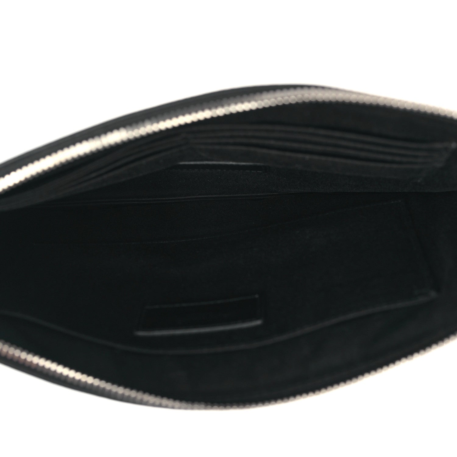 Saint Laurent Grain De Poudre Zipped Tablet Holder Black 5 of 9