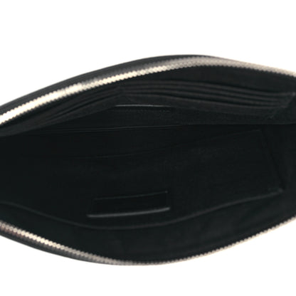 Saint Laurent Grain De Poudre Zipped Tablet Holder Black 5 of 9
