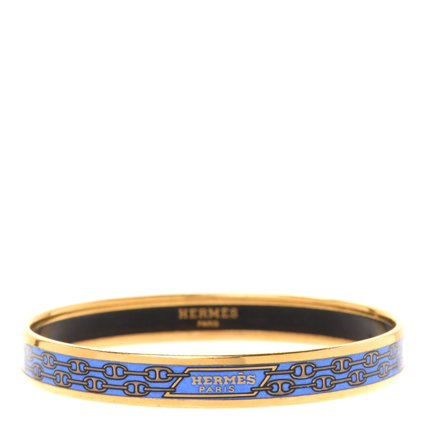 Enamel Narrow Printed Chain D Ancre Bracelet 65