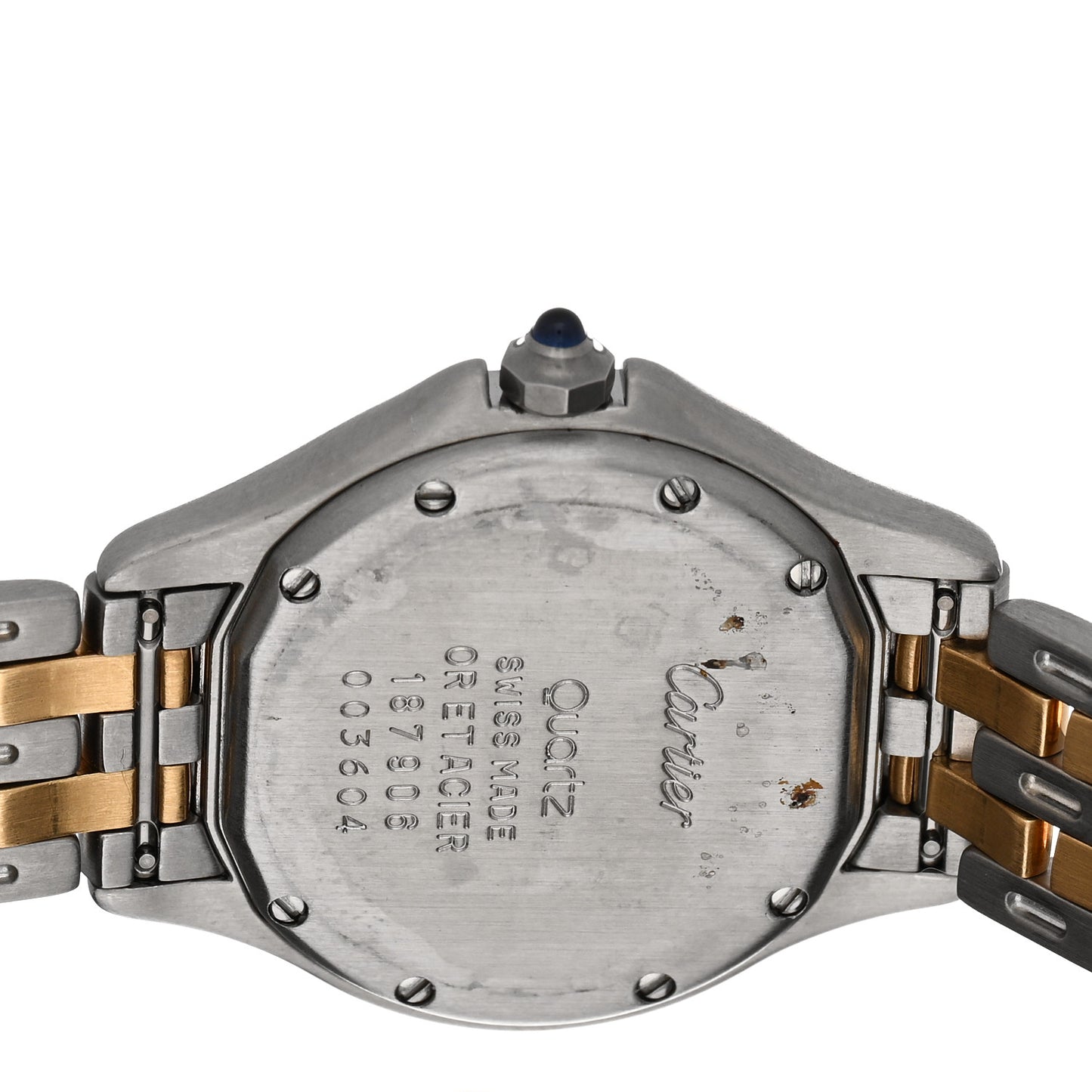 Stainless Steel 18K Yellow Gold 26mm Cougar Quartz Watch