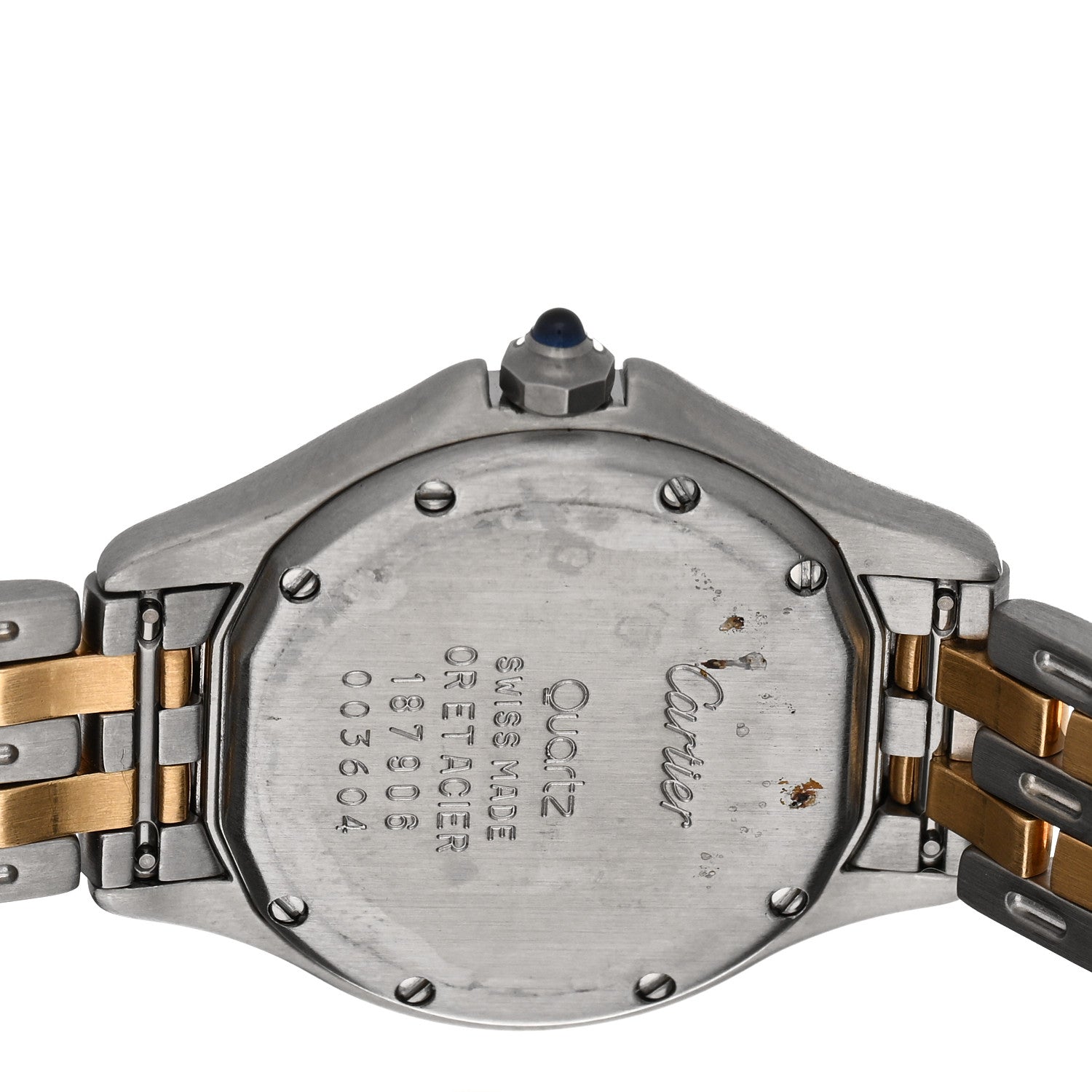 Cartier Stainless Steel 18K Yellow Gold 26mm Cougar Quartz Watch 4 of 4