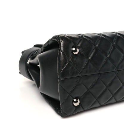 Chanel Lambskin Quilted Small Coco Loop Tote Black 9 of 10