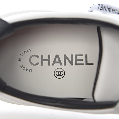 Chanel Calfskin Mens CC Sneakers 43 White 6 of 13
