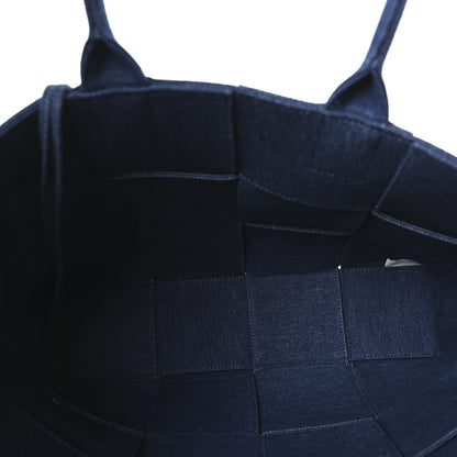 Bottega Veneta Denim Maxi Intrecciato Mens Arco Tote 6 of 10
