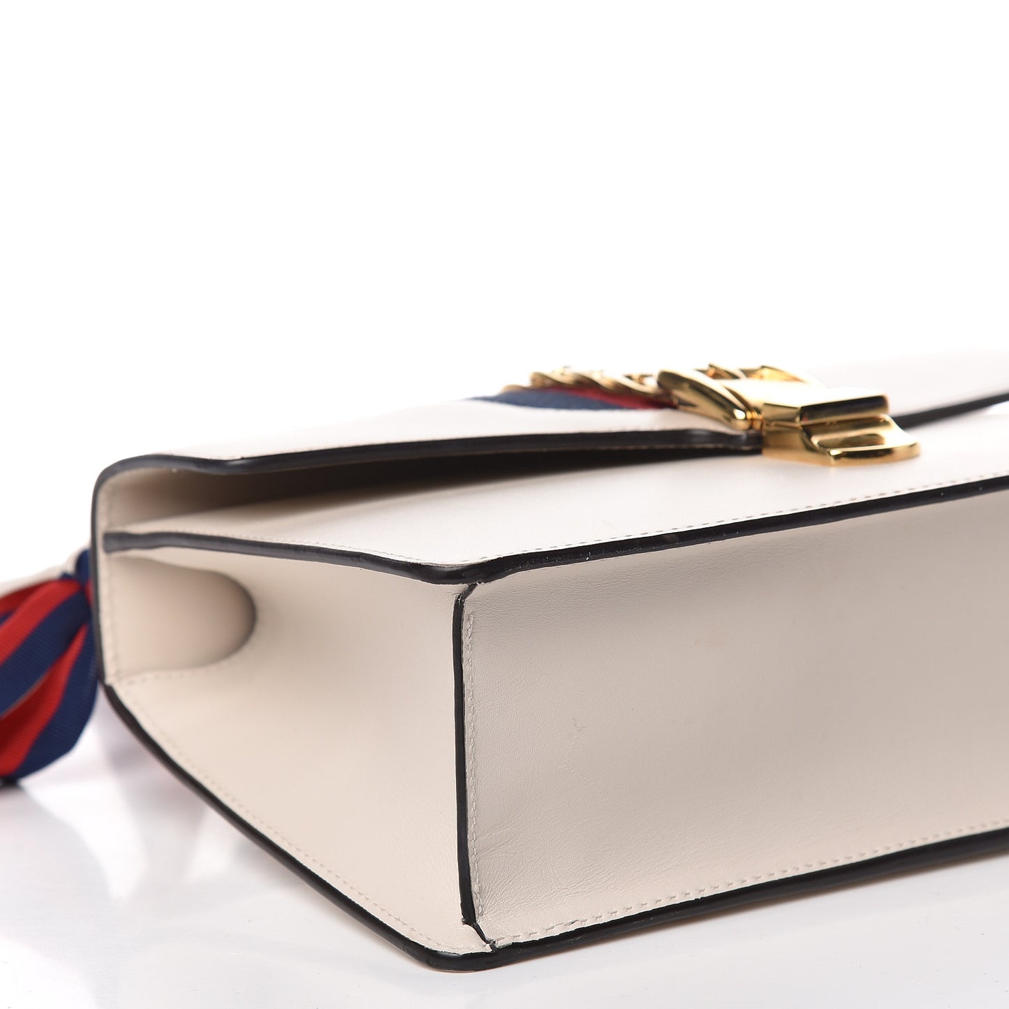 Calfskin Small Sylvie Shoulder Bag Off White