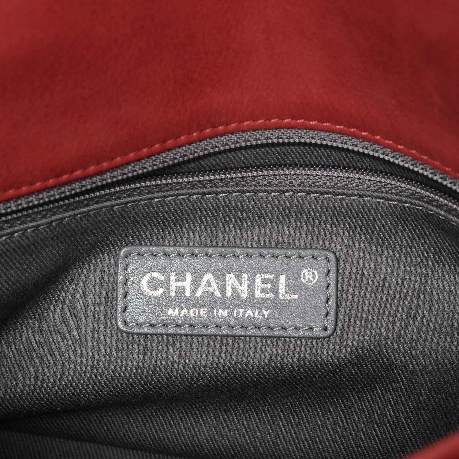 Chanel Iridescent Calfskin Medium Coco Daily Flap Red 7 of 8