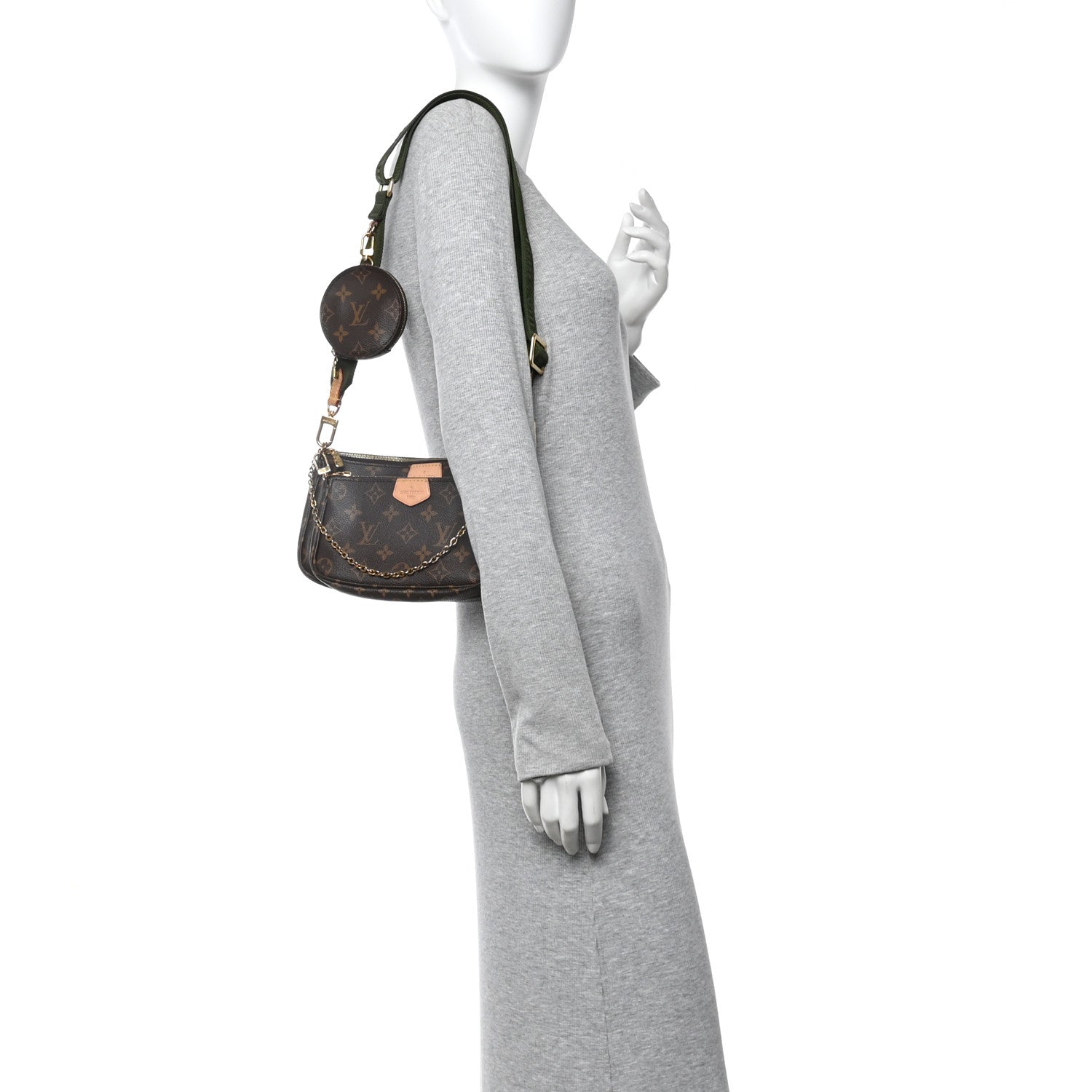 Louis Vuitton Monogram Multi Pochette Accessories Kaki 2 of 12