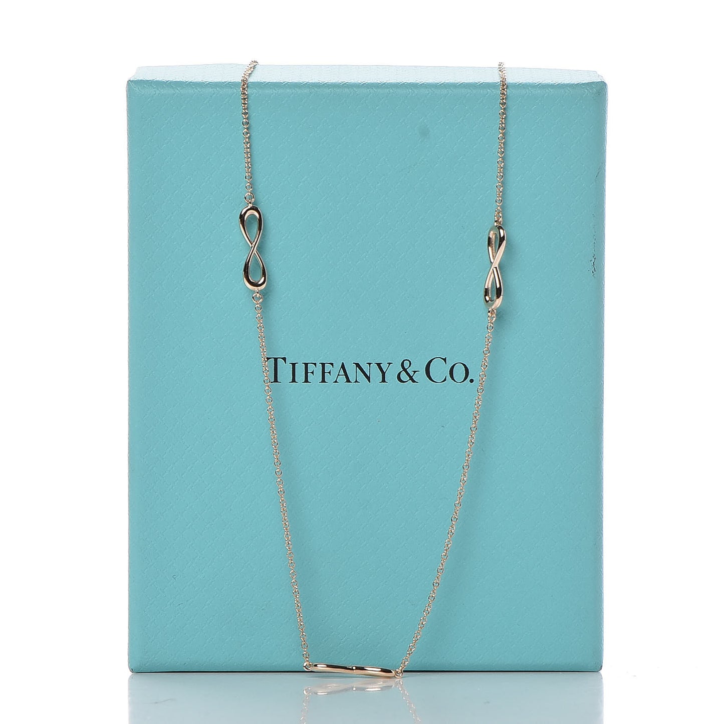 18K Rose Gold Infinity Endless Necklace
