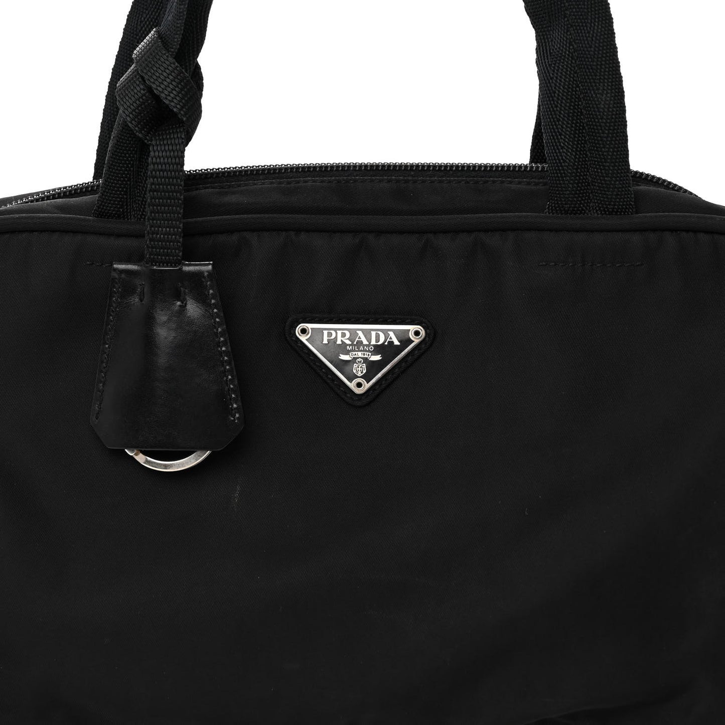 Tessuto Nylon Sport Semitracolla Shoulder Bag Black
