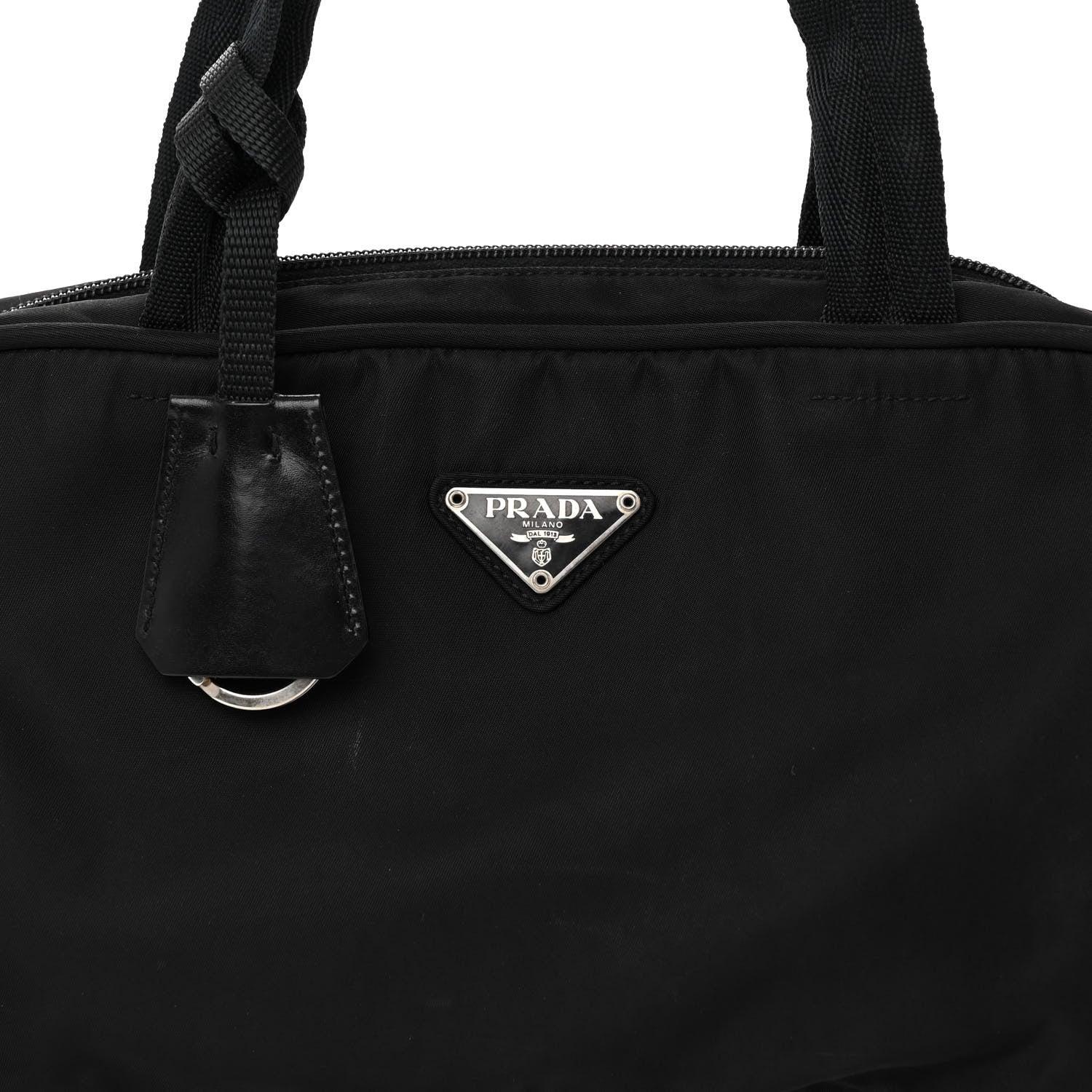 Prada Tessuto Nylon Sport Semitracolla Shoulder Bag Black 7 of 9