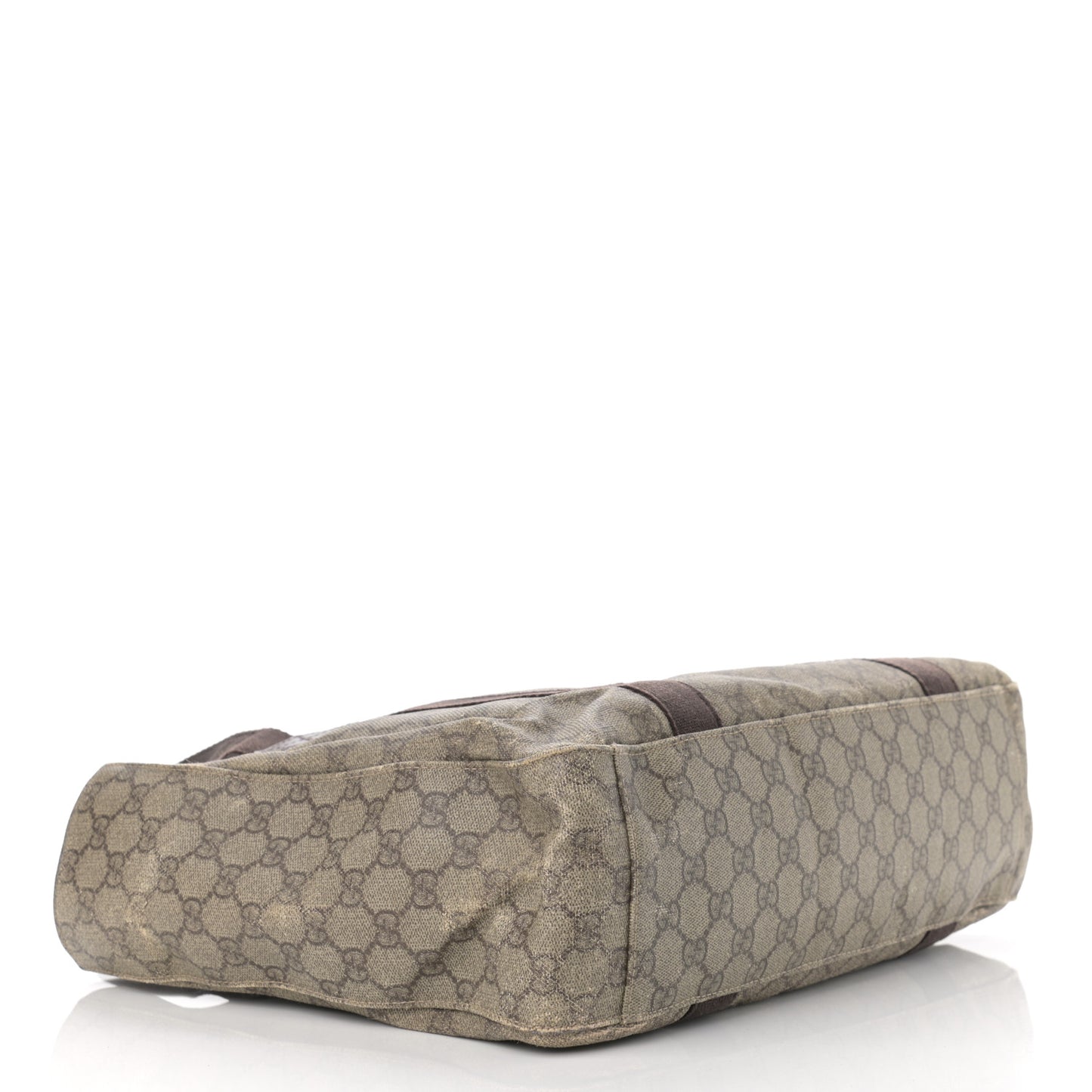 GG Plus Monogram Medium Tote Dark Brown