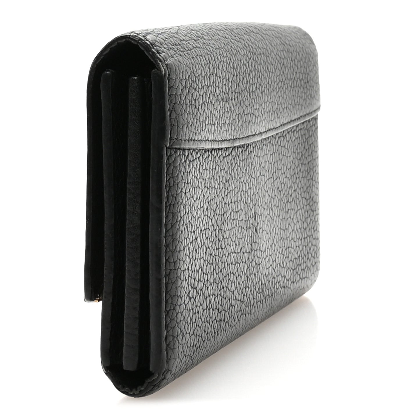 Taurillon Embellished Capucines Long Wallet Black