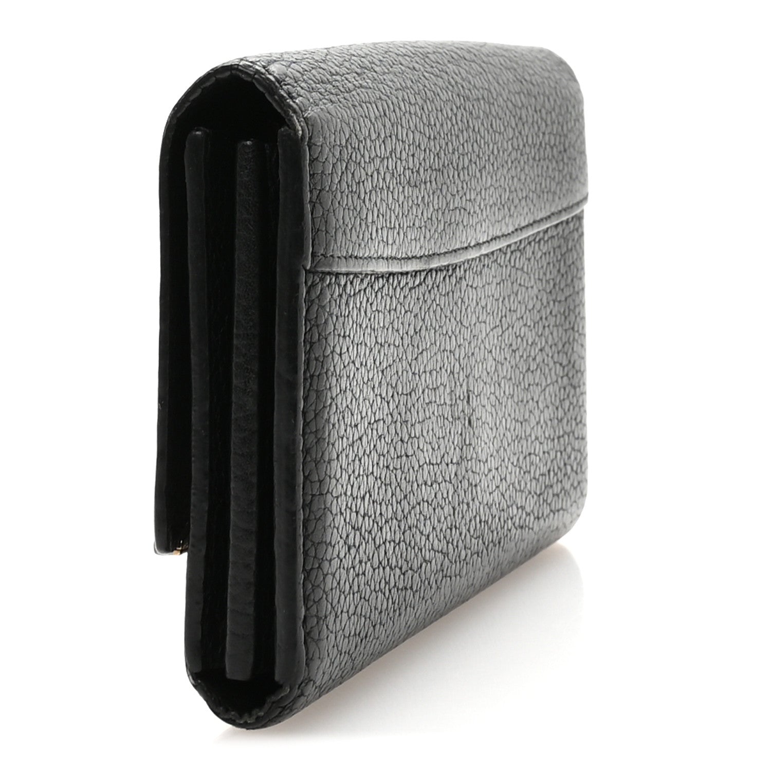 Louis Vuitton Taurillon Embellished Capucines Long Wallet Black 3 of 7