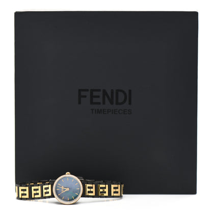 Fendi Stainless Steel Diamond Bezel Blue Mother of Pearl 19mm Fendi Forever Quartz Watch 5 of 5