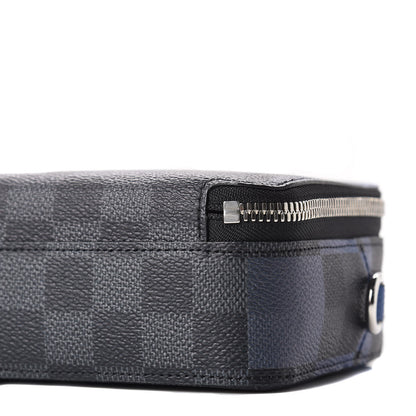 Louis Vuitton Damier Graphite Pixel Camera Bag Blue 8 of 11