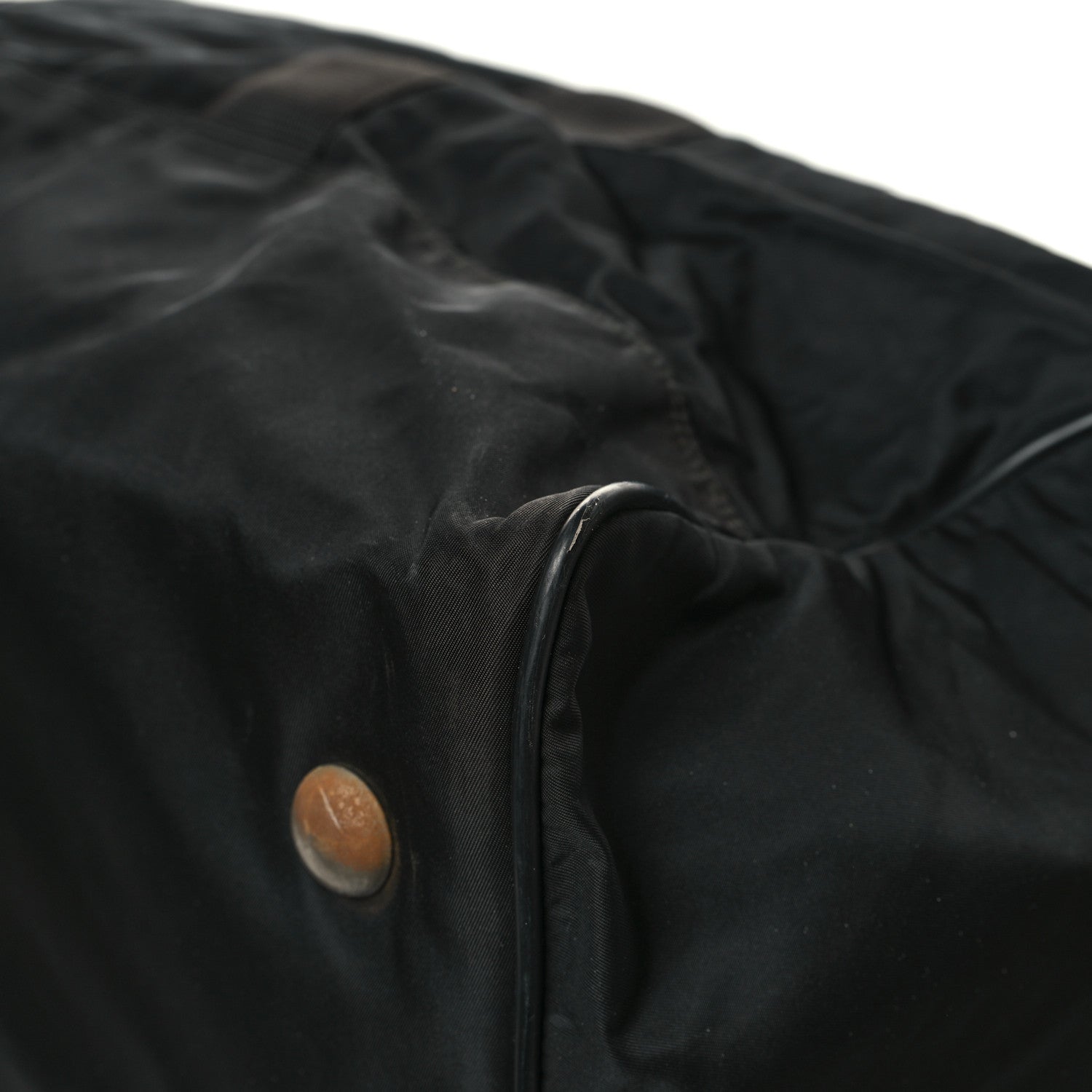 Prada Tessuto Nylon Saffiano Viaggio Duffle Black 10 of 14