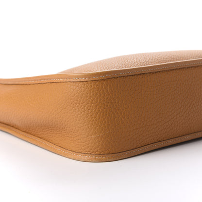 Hermes Taurillon Clemence Vespa GM Natural Sable 5 of 9