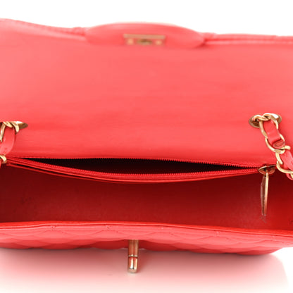 Chanel Lambskin Quilted Mini Rectangular Flap Red 5 of 15