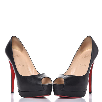 Christian Louboutin Kid Palais Royal 140 Pumps 38 Black 6 of 15