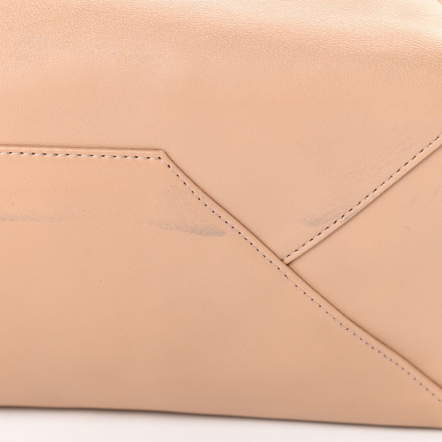 Celine Calfskin Folded Clutch Beige 16 of 16