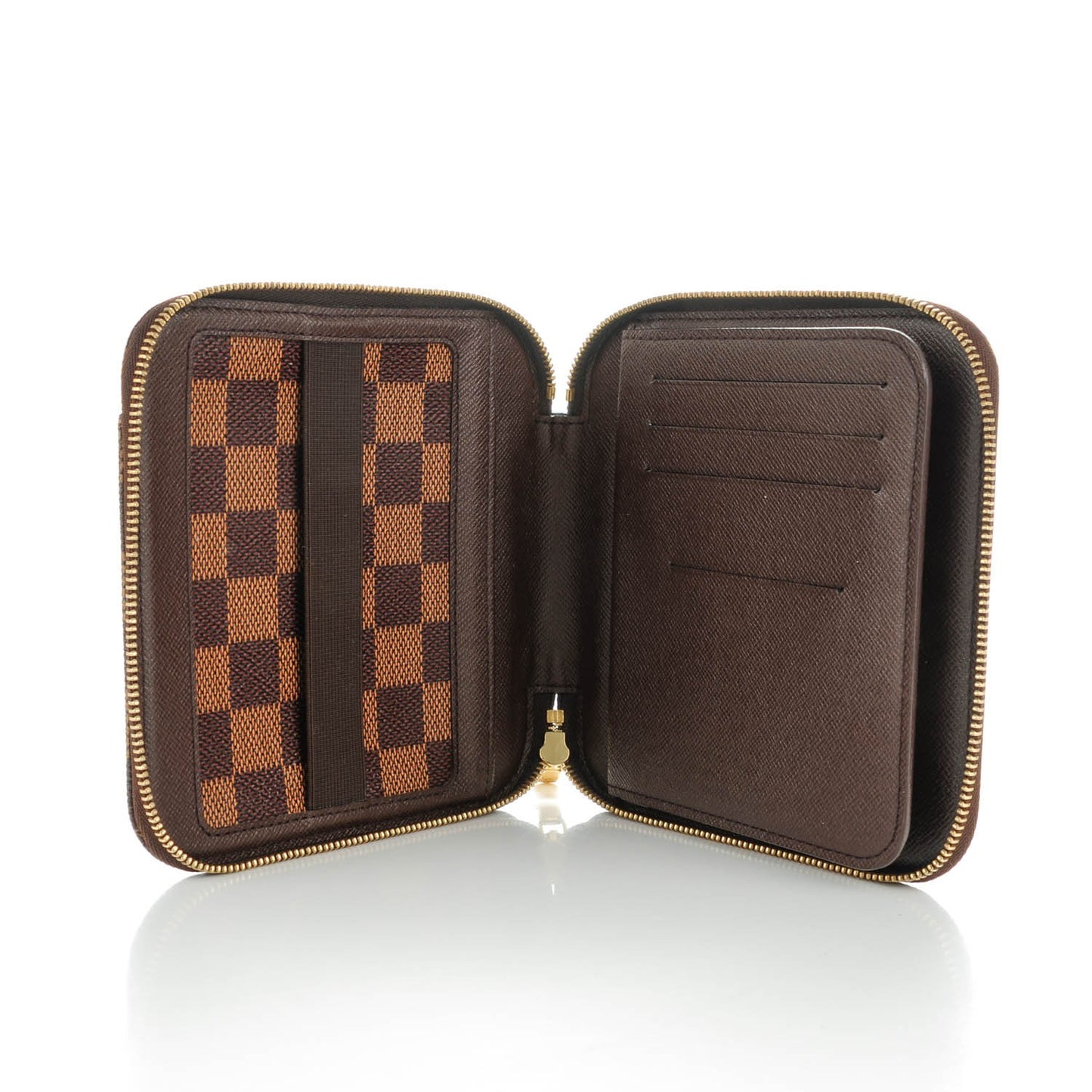 Damier Ebene Olav Organizer Wallet