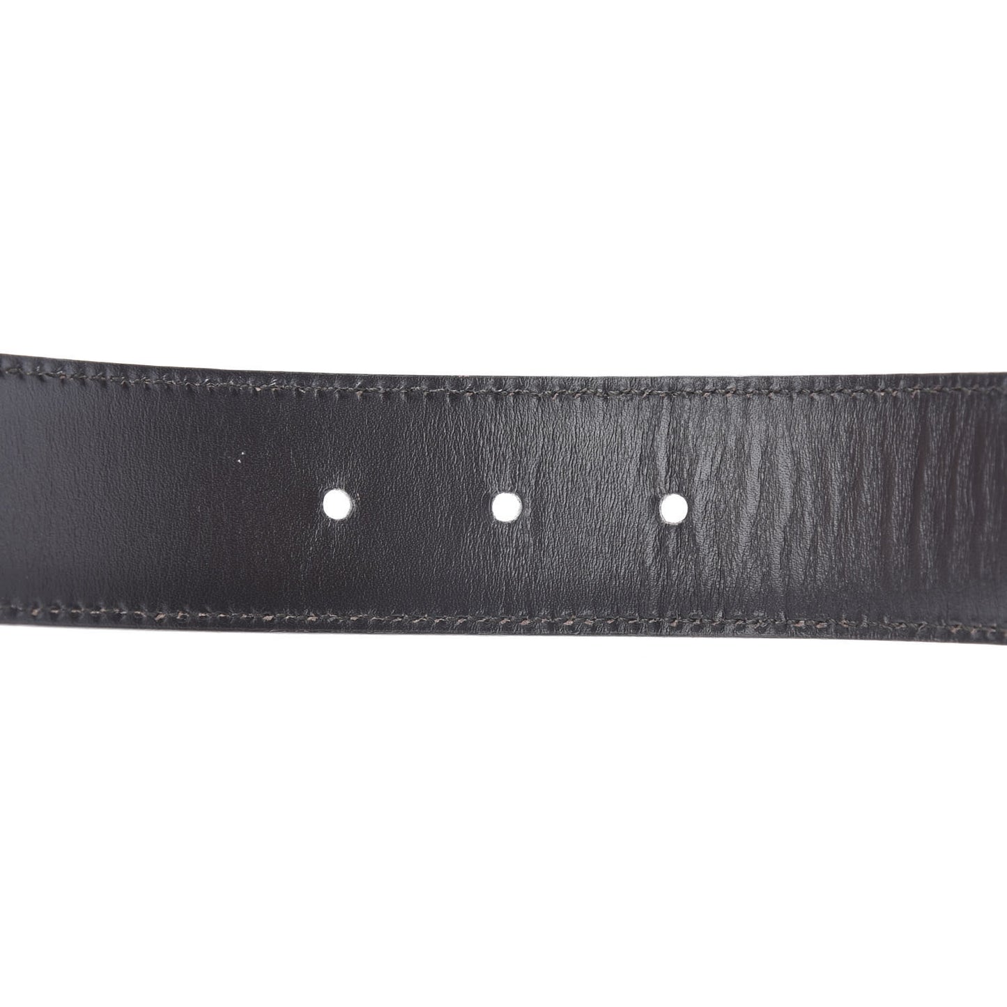 Calfskin Horsebit Buckle Belt 85 34 White