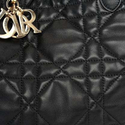 Christian Dior Calfskin Macrocannage Medium Toujours Black 8 of 10