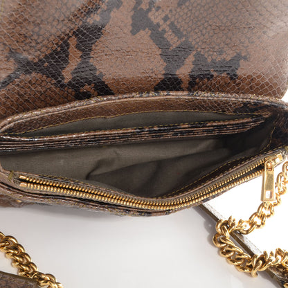 Marc Jacobs Python Embossed Stardust Single Brown 5 of 9