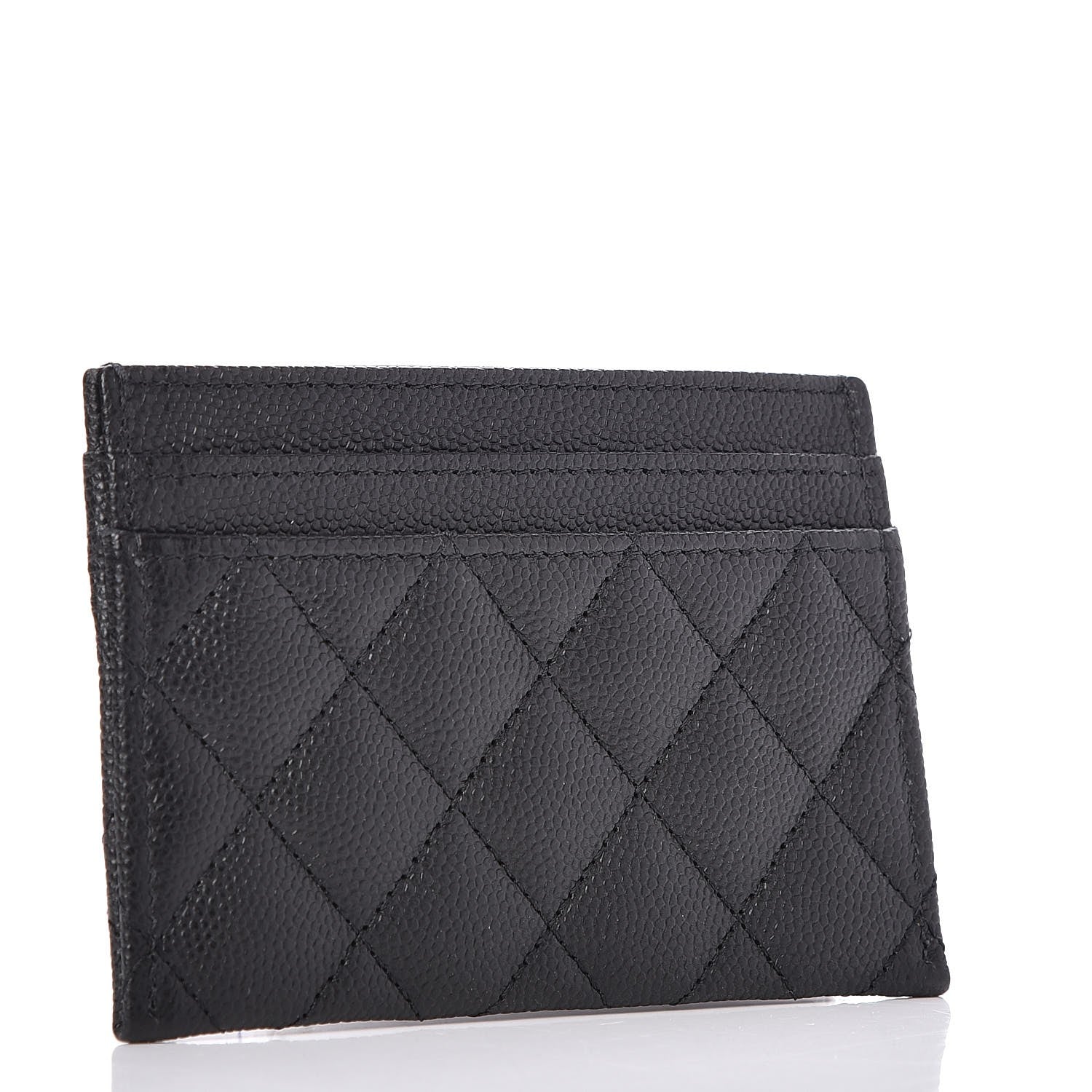 Chanel Caviar Quilted Boy Card Holder Black 3 of 9