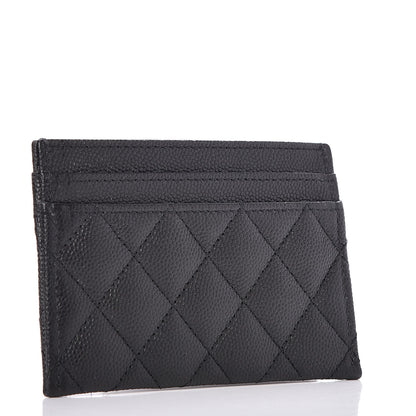 Chanel Caviar Quilted Boy Card Holder Black 3 of 9