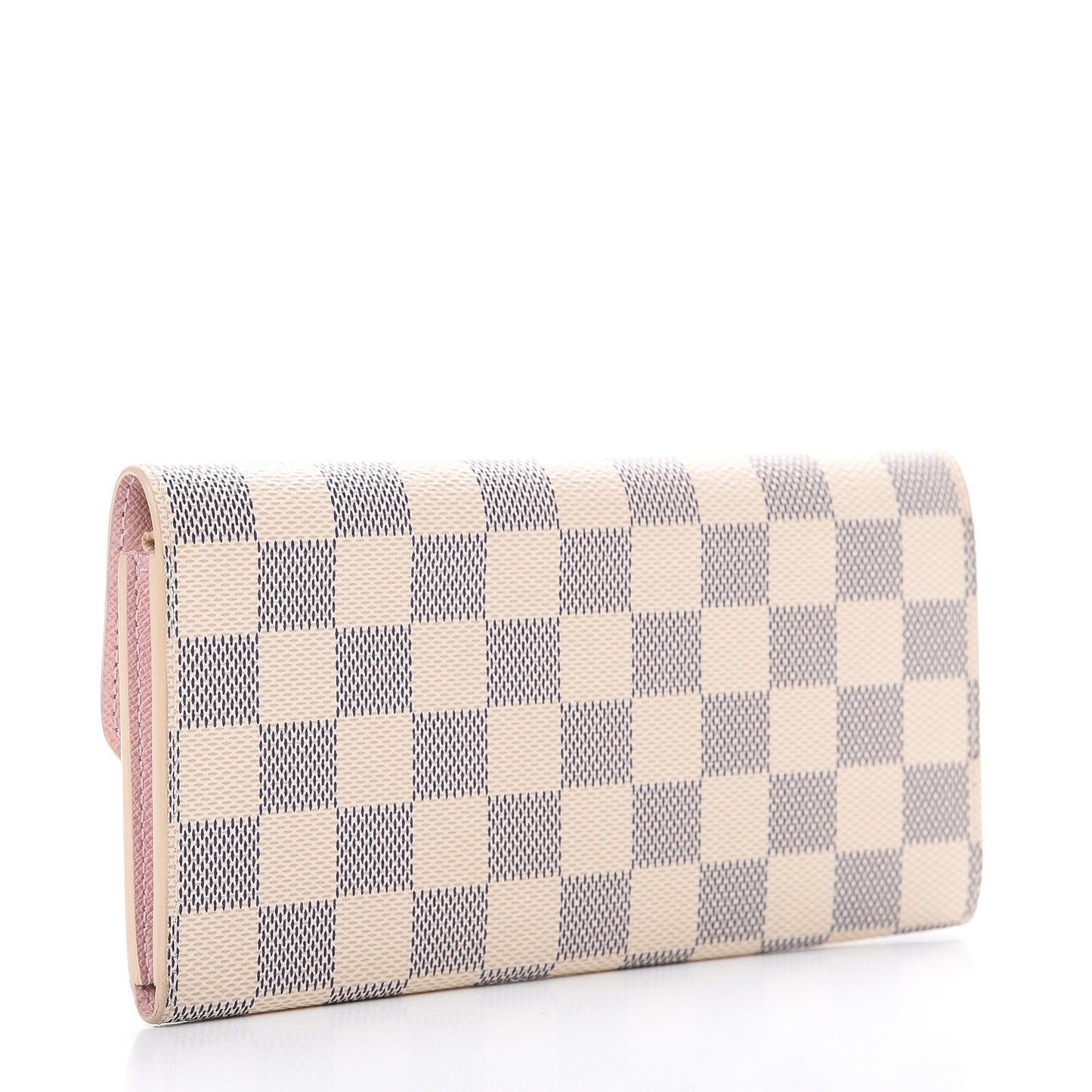 Damier Azur Emilie Wallet Rose Ballerine