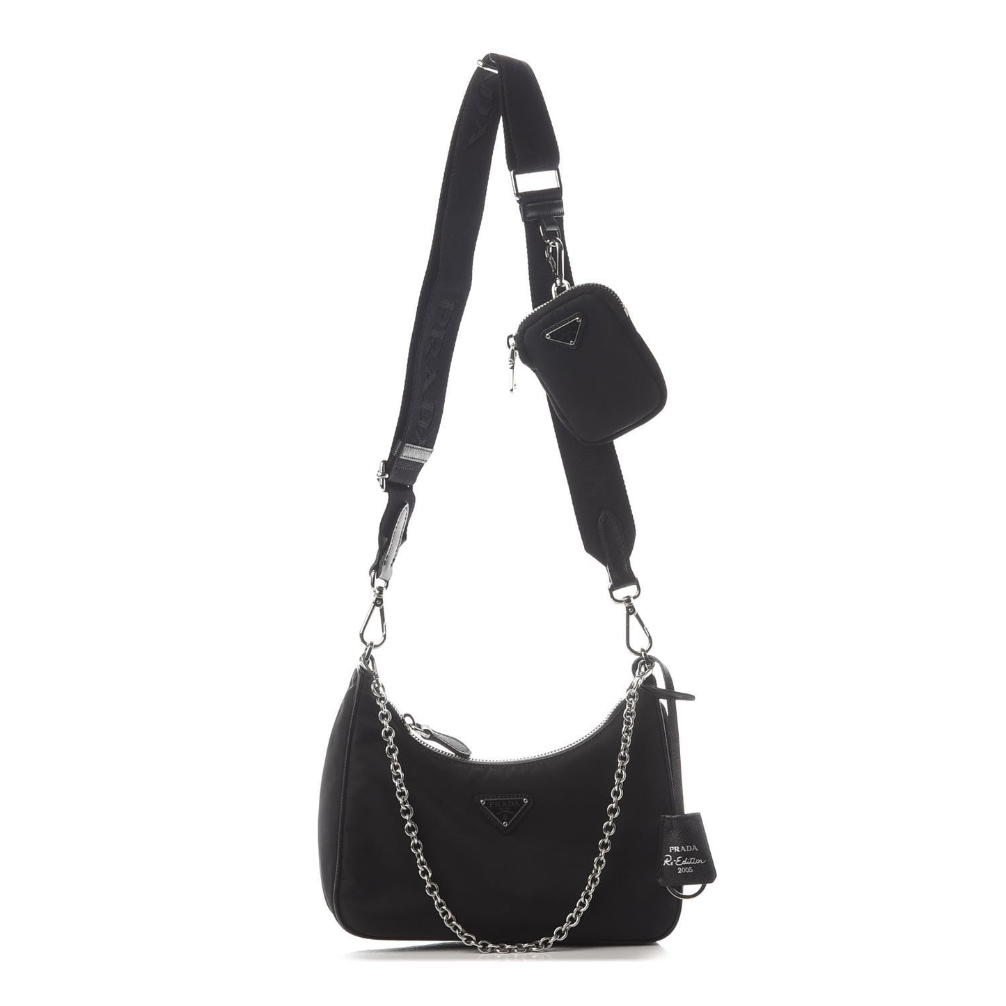 Nylon Re-Edition 2005 Shoulder Bag Black