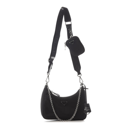 Prada Nylon Re-Edition 2005 Shoulder Bag Black 1 of 8