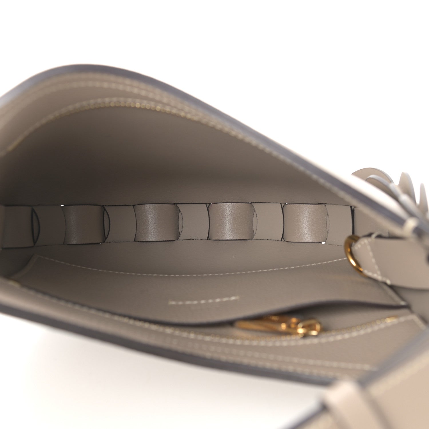 Chloe Small Grain Smooth Calfskin Small Darryl Hobo Motty Grey 5 of 9