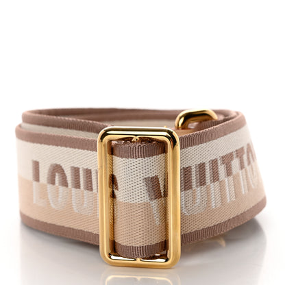 Louis Vuitton Jacquard Speedy Bandouliere 20 Shoulder Strap Beige 2 of 4