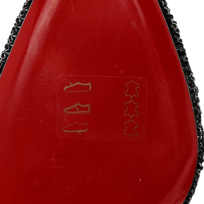 Christian Louboutin Calfskin Strass Rihanini 120 Booties 40 Black 7 of 12