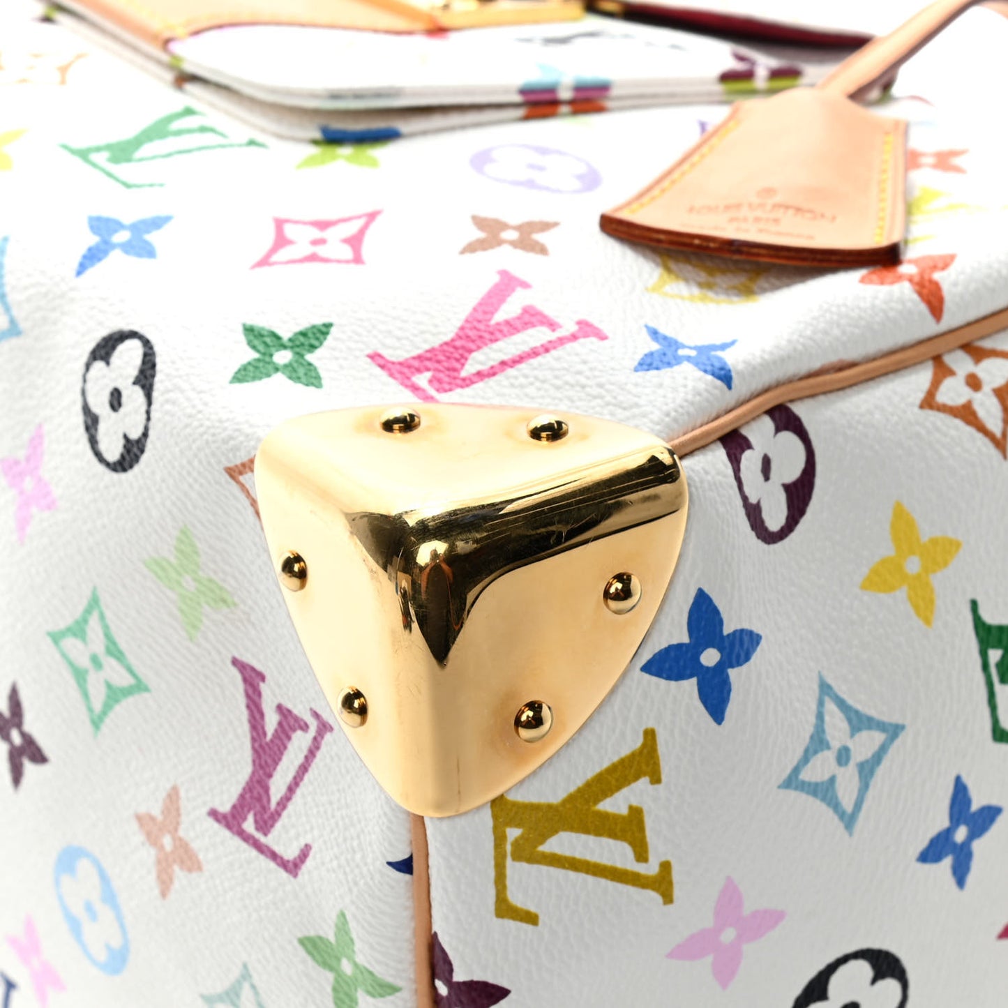 Monogram Multicolor Speedy 30 White