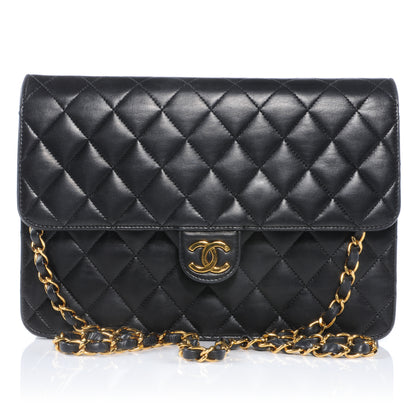 Chanel Lambskin Single Flap Black 1 of 11