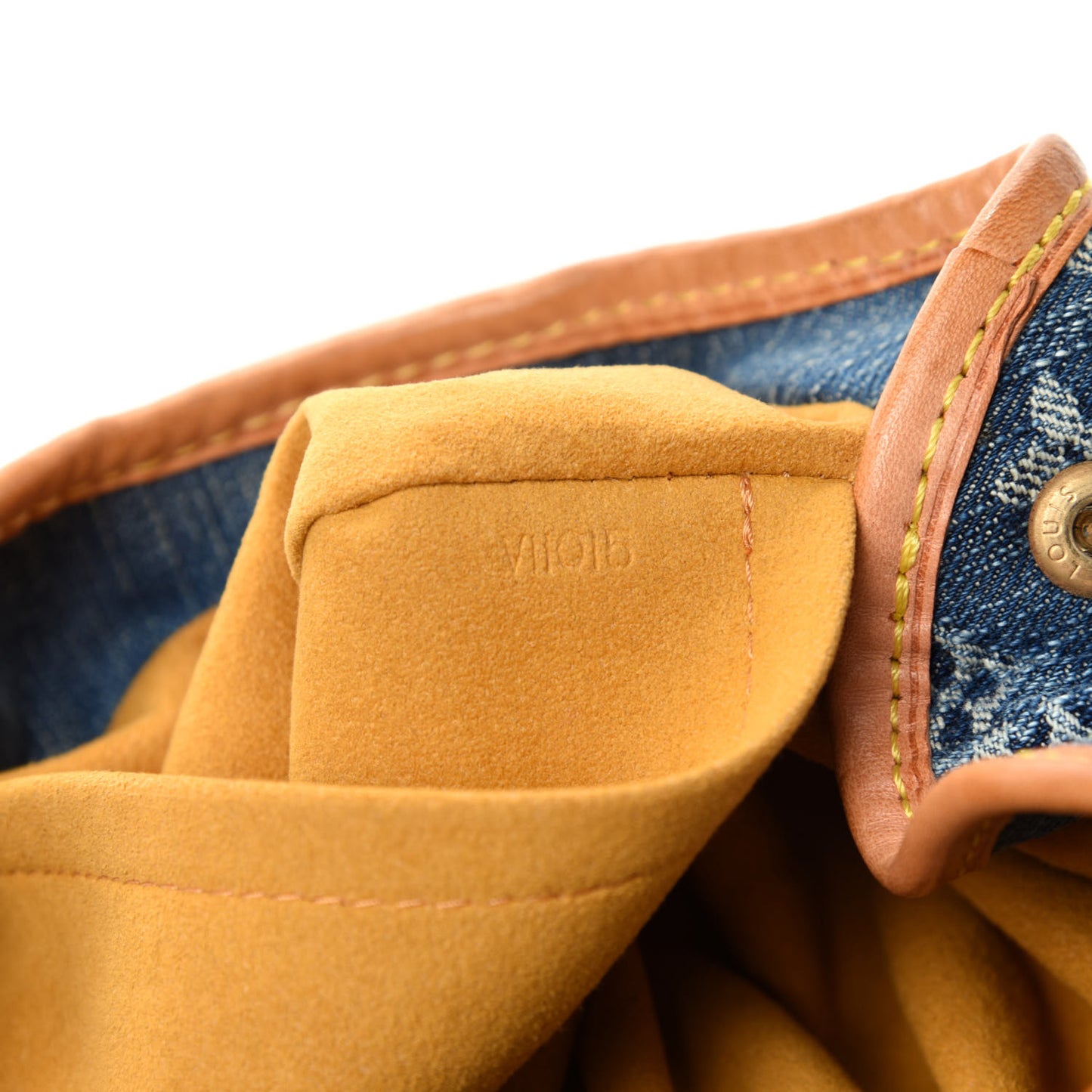 Monogram Denim Pleaty Blue