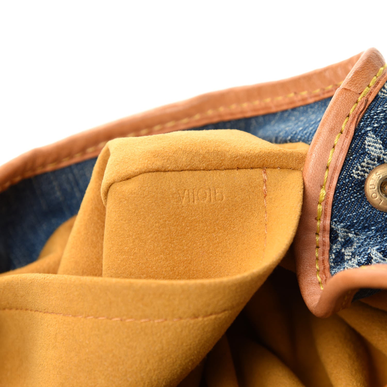 Louis Vuitton Monogram Denim Pleaty Blue 9 of 10
