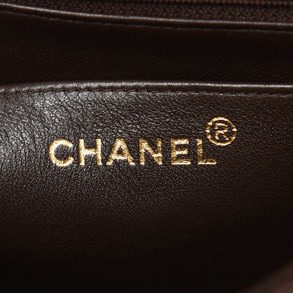 Chanel Lambskin Tortoise Square Chain Flap Brown 6 of 21